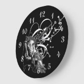 Keys en zachte vleugels grote klok (Hoek)