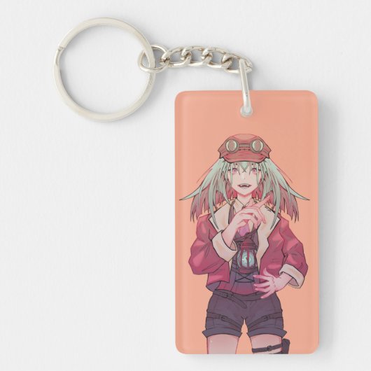 Keys, VTuber, anime Sleutelhanger (Voorkant)
