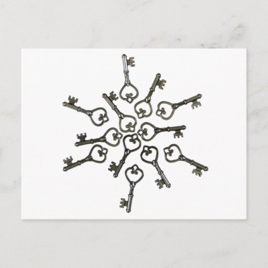 KeysSuccessStarBurst0328093 Briefkaart (Voorkant)