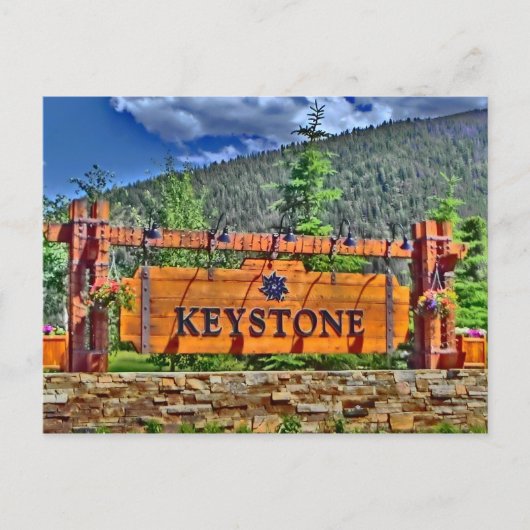Keystone Colorado-briefkaart Briefkaart (Voorkant)