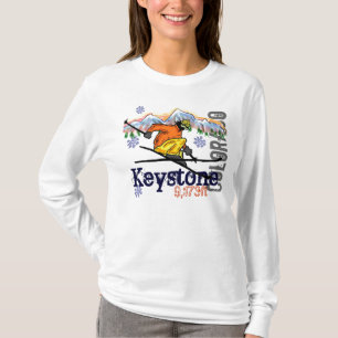 Keystone Colorado ski elevisietoestellen T-shirt