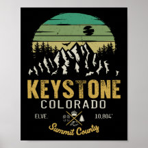 Keystone Colorado ski Mountain  60s