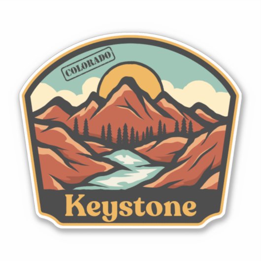 Keystone, Colorado Sticker (Voorkant)