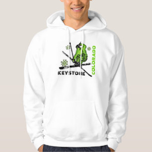 Keystone Colorado thème vert les gars ski sweat - 