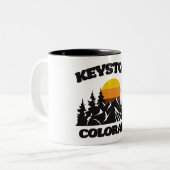 Keystone, Colorado Tweekleurige Koffiemok (Voorkant links)