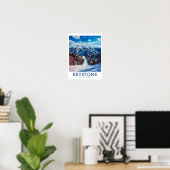 Keystone Ski Resort Art - Impression du Mont Dercu (Bureau à domicile)