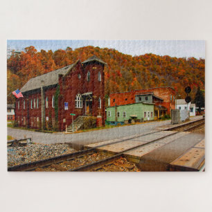Keystone West Virginia.Kerstgroeten Legpuzzel