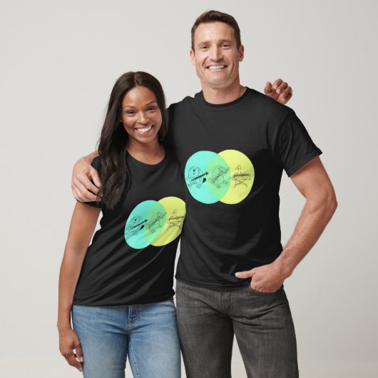 KEYTAR PLATYPUS VENN DIAGRAM T-SHIRT (Unisex)