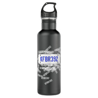 KFBR392 licentie Bord en Notitieblok ontwerp voor  Waterfles