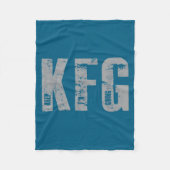 Kfg Keep F'n Going Military Style  Fleece Deken (Voorkant)