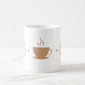 Kfronsend gezicht + koffie = blij gezicht koffiemok (Center)