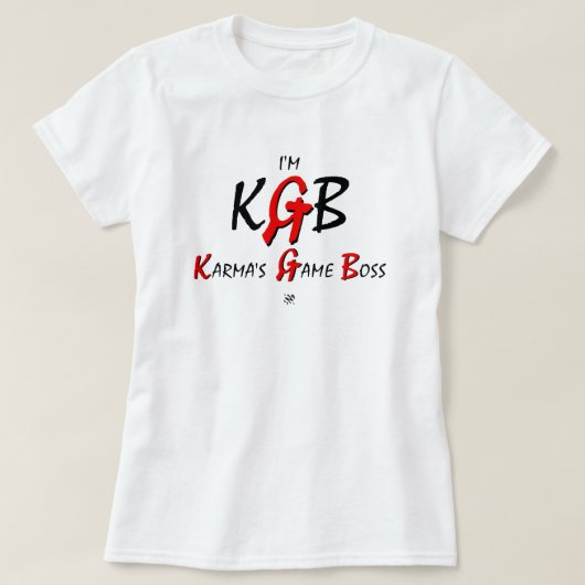 KGB & karma pun v1 T-shirt (Design voorkant)
