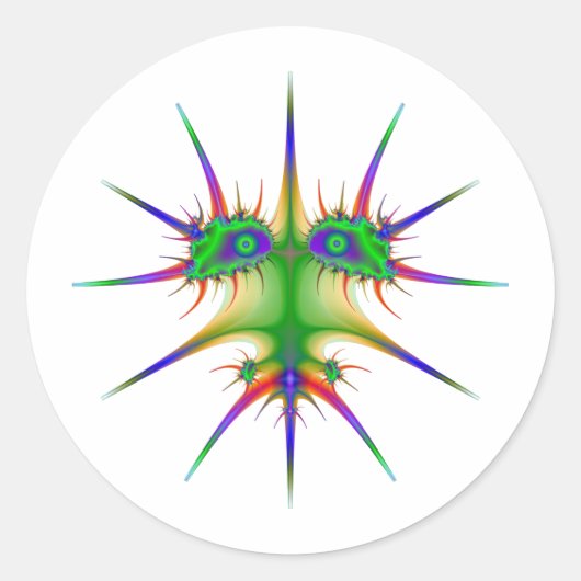 Khabarovsk Bug Ronde Sticker (Voorkant)