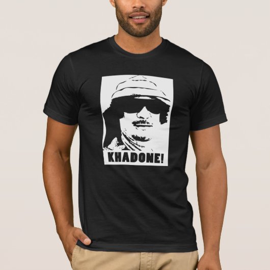 Khadone! (Wit) T-shirt (Voorkant)