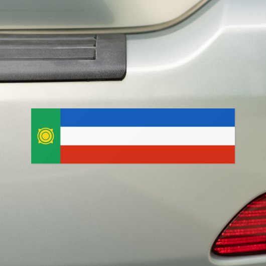 Khakassievlag Bumpersticker (Op auto)