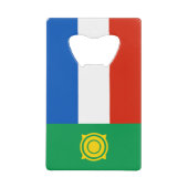 Khakassievlag Kredietkaart Flessenopener (Voorkant)