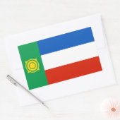 Khakassievlag Rechthoekige Sticker (Envelop)