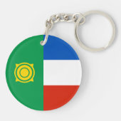 Khakassievlag Sleutelhanger (Achterkant)