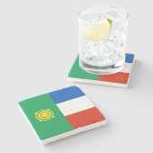 Khakassievlag Stenen Onderzetter (Zijkant)