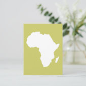 Khaki Audacious Africa Briefkaart (Staand voorkant)