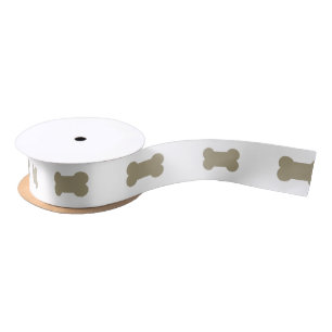 khaki beige Dog Botten op een heldere witte achter Lint