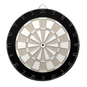 Khaki Black en White Dartbord