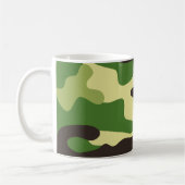 Khaki-camouflage Koffiemok (Links)