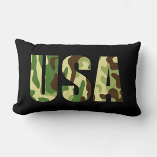 Khaki camouflage-teken van de VS Kussen