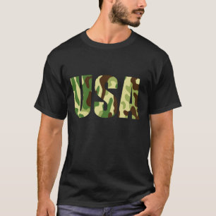 Khaki camouflage-teken van de VS T-shirt