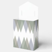 Khaki-driehoeken Bedankdoosjes (Geopend)