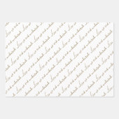 Khaki Eid Mubarak Bilingual Inpakpapier Vel (Voorkant)