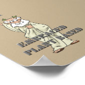 Khaki Funny "J'Ai Embrassé Le Plante Basé" Poster  (Coin)