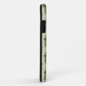 Khaki Pineapple Pattern | Voeg je Initiaal toe Case-Mate iPhone Case (Achterkant/rechts)