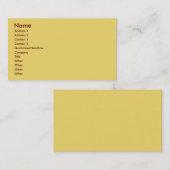 Khaki Visitekaartje (Voorkant / Achterkant)