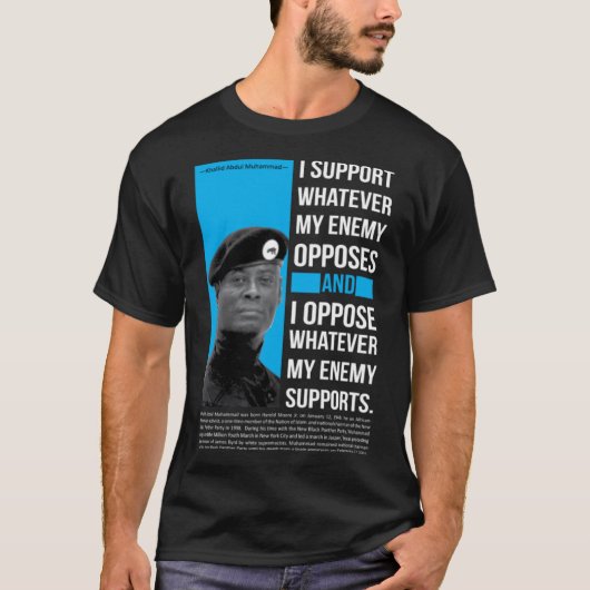 Khalid Abdul Muhammad quote2 T-shirt (Voorkant)