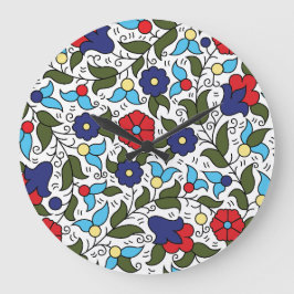 Khalil Hebron Midden-Oosters Keramiek Geïnspireerd Grote Klok