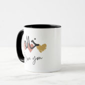 "Khalo Je t'aime" Mug de café de l'oncle arabe (Devant gauche)