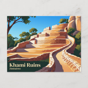 Khami-ruïnes Zimbabwe Briefkaart