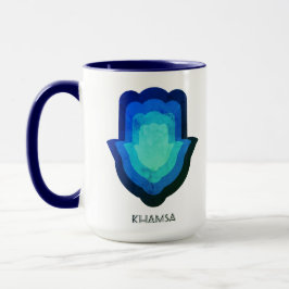 Khamsa Blauwe Mok herzien