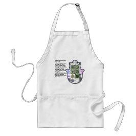 Khamsa Hand Apron 1 Renter Standaard Schort