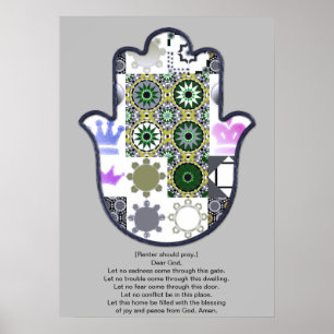 Khamsa Hand Poster Design 1 Renter