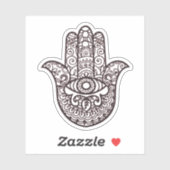 Khamsa Hand Veel succes Sticker (Vel)