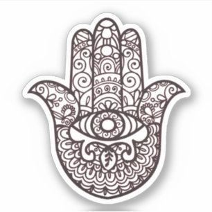Khamsa Hand Veel succes Sticker