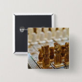 Khan el Khalili Bazaar, verkoopset, Vierkante Button 5,1 Cm (Voorkant /achterkant)