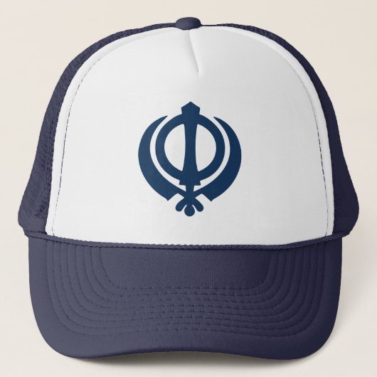 Khanda-symbool (Sikh) Trucker Pet (Voorkant)