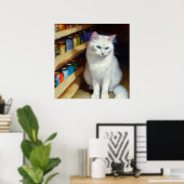 Khao Manee Cat Poster (Thuiskantoor)