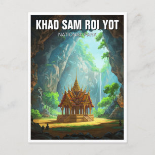 Khao Sam Roi Yot Phraya Nakhon Cave Thailand Briefkaart