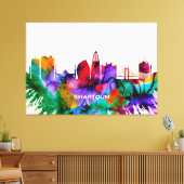 Khartoum Skyline Canvas Afdruk (Insitu (Woonkamer))