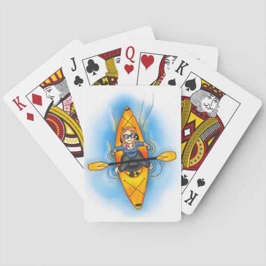 Khat Kayak-speelkaarten Pokerkaarten (Achterkant)