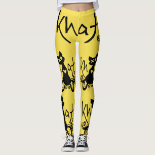 Khat logo leggings YELLOW